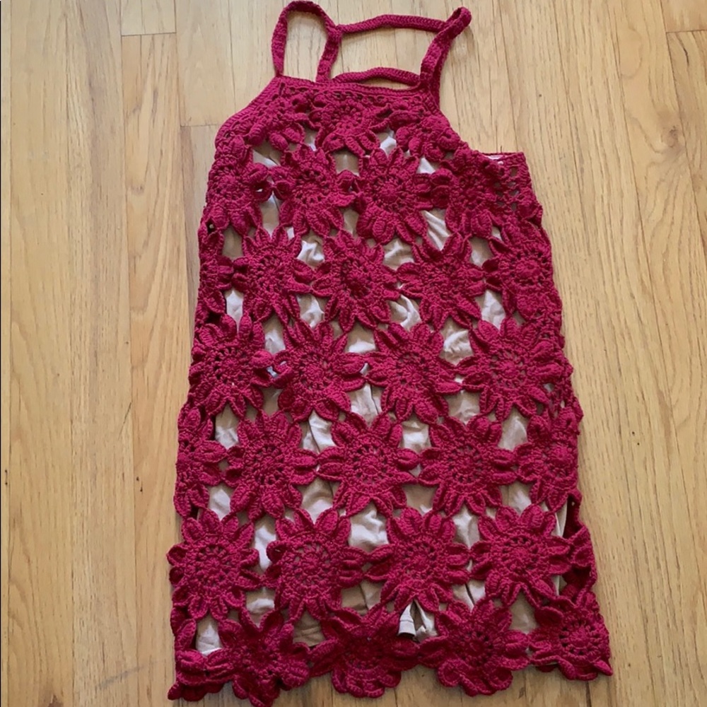 Crochet dress by free people